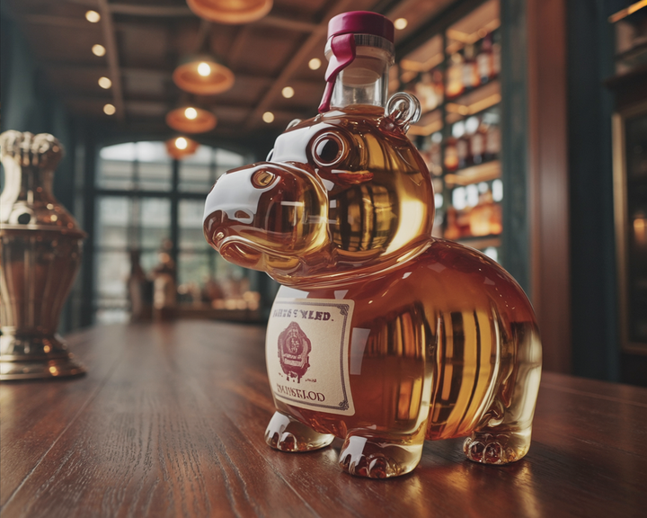 Darren | Whiskeyflaske med flodhestdesign