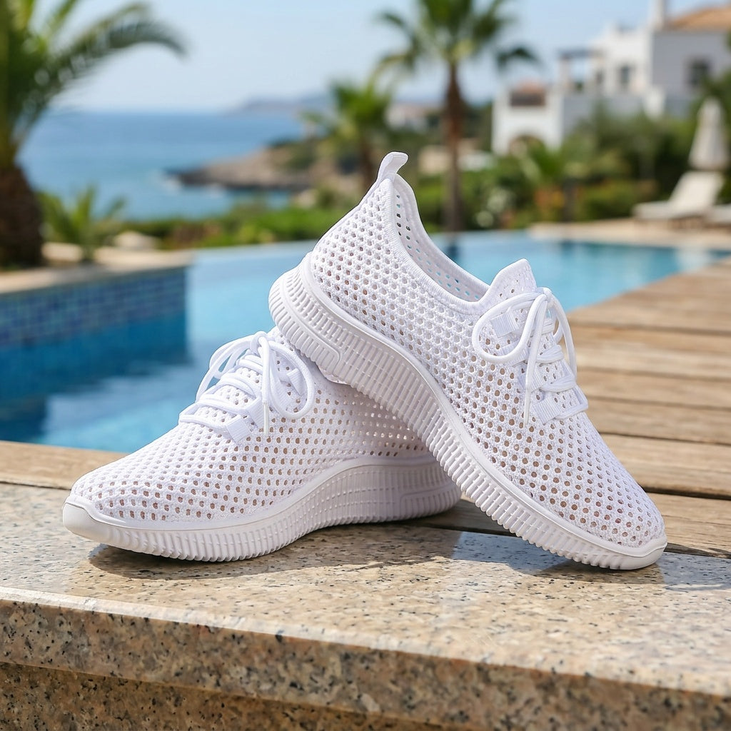Marina | Luftige Snøresneakers