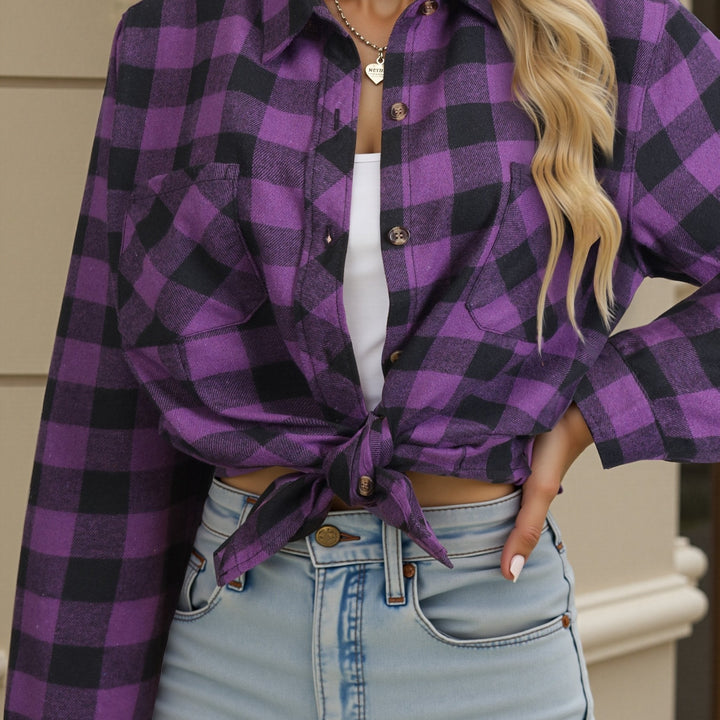 Everly | Casual Buffalo Check Skjorte