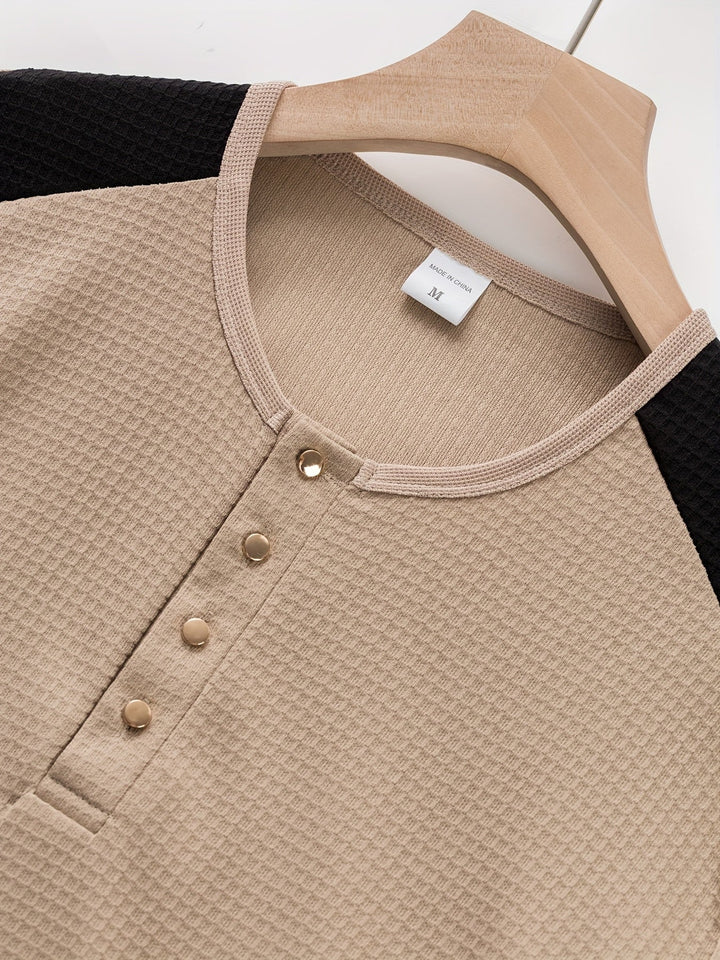 Curtis | Strukturert Langermet Henley
