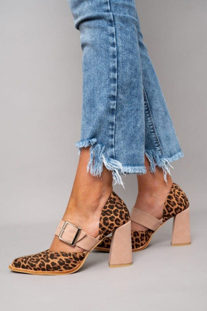 Andrea | Elegant Store Stropp Leopard Hæler