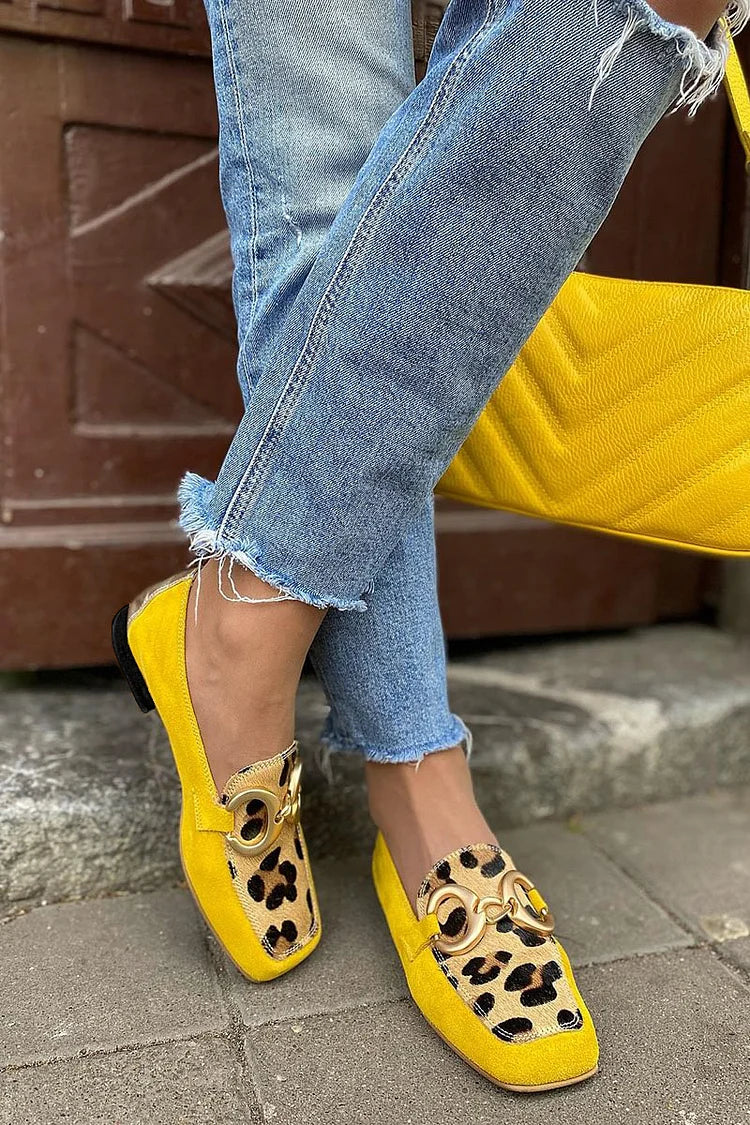Velma | Stilfulle Loafers med Leopardmønster