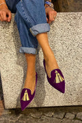 Bailey | Elegante Loafers med Frynser