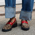 Taylor | Klassiske Loafers med Leopardmønster
