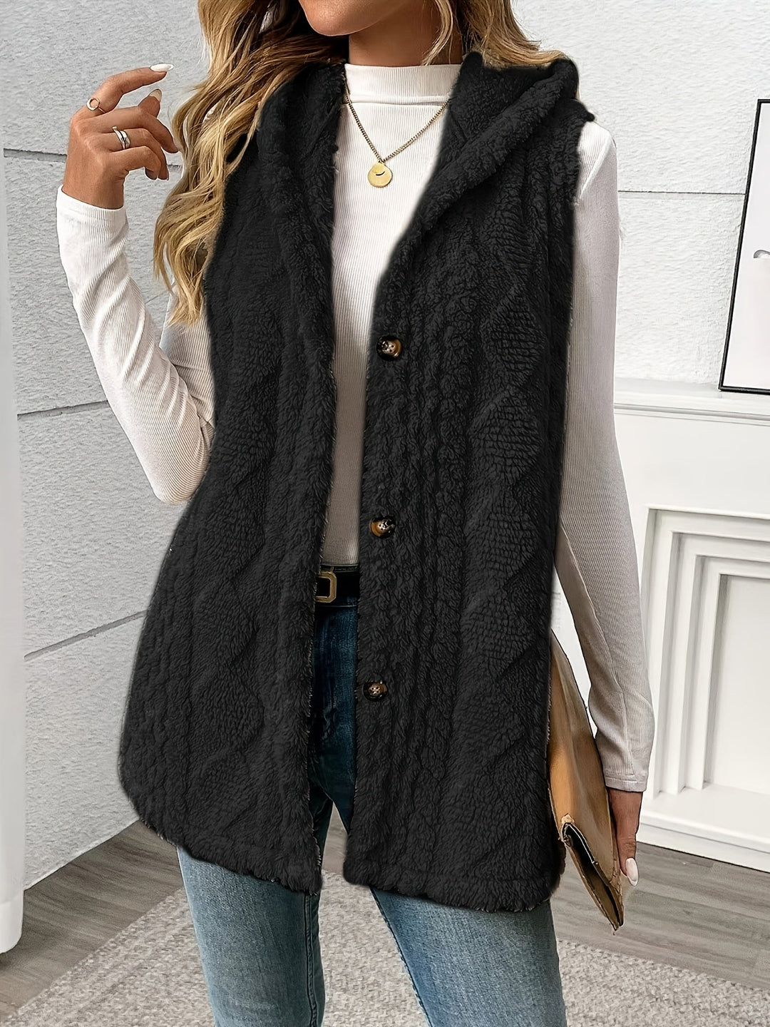 Lorna | Koselig vest uten hette