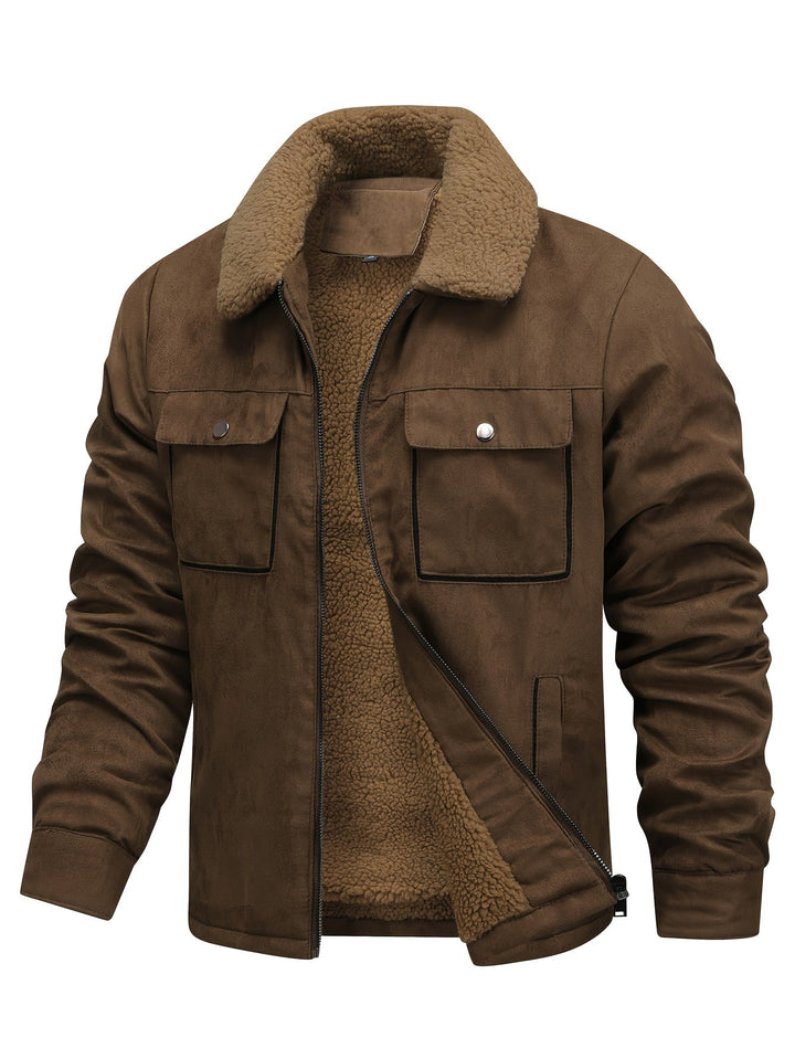 Rhys | Fleece Skog Vinterjakke