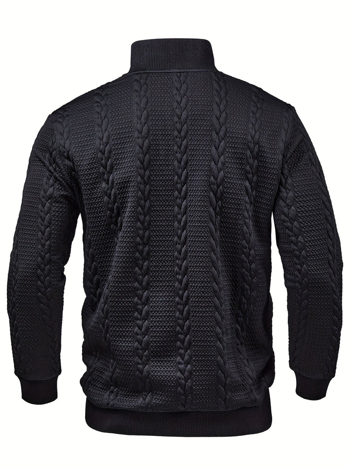 Sterling | Strukturert Pullover med Ståkrage