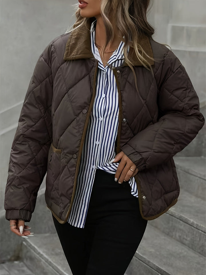Imogen | Diamond Quiltet Polstret Jakke