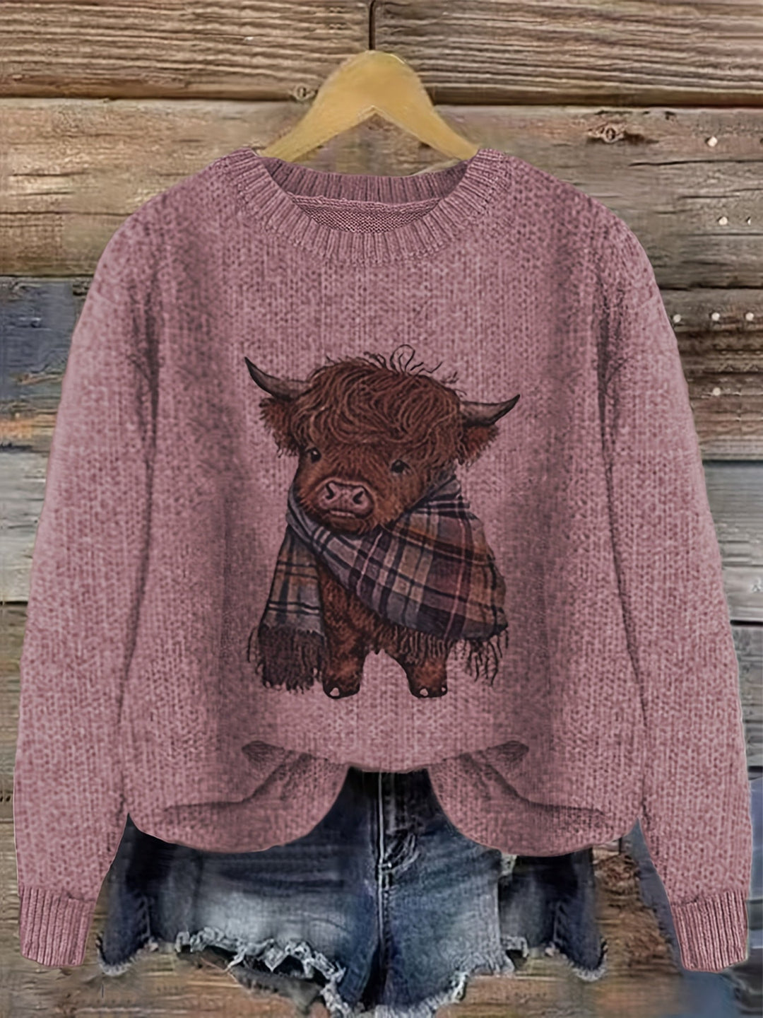 Gretchen Koselig Crewneck Genser