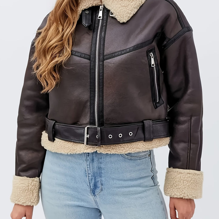 Cassidy | Koselig Fôret Moto Jakke