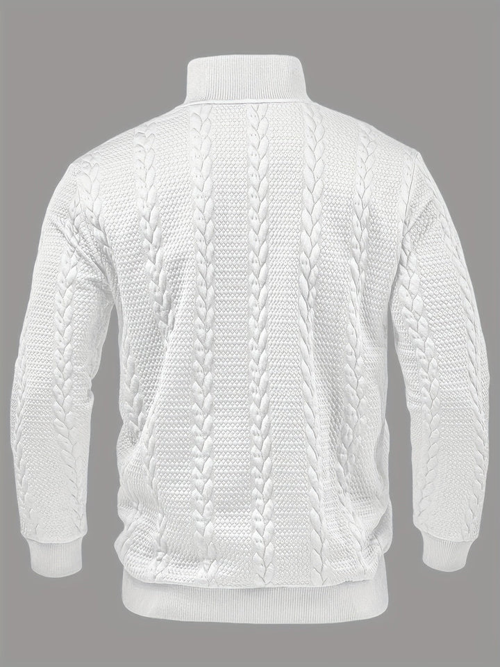 Sterling | Strukturert Pullover med Ståkrage