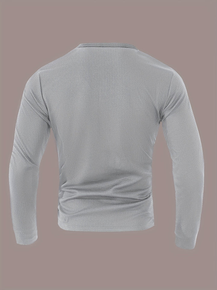 Curtis | Strukturert Langermet Henley