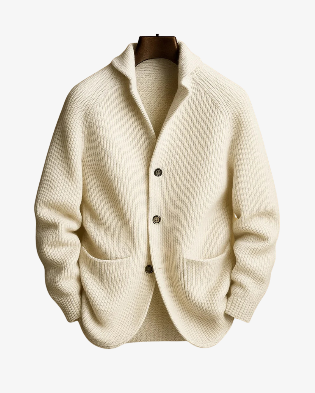 Elliot | Tilpasset knappet strikket cardigan