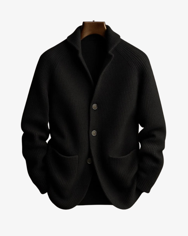 Elliot | Tilpasset knappet strikket cardigan