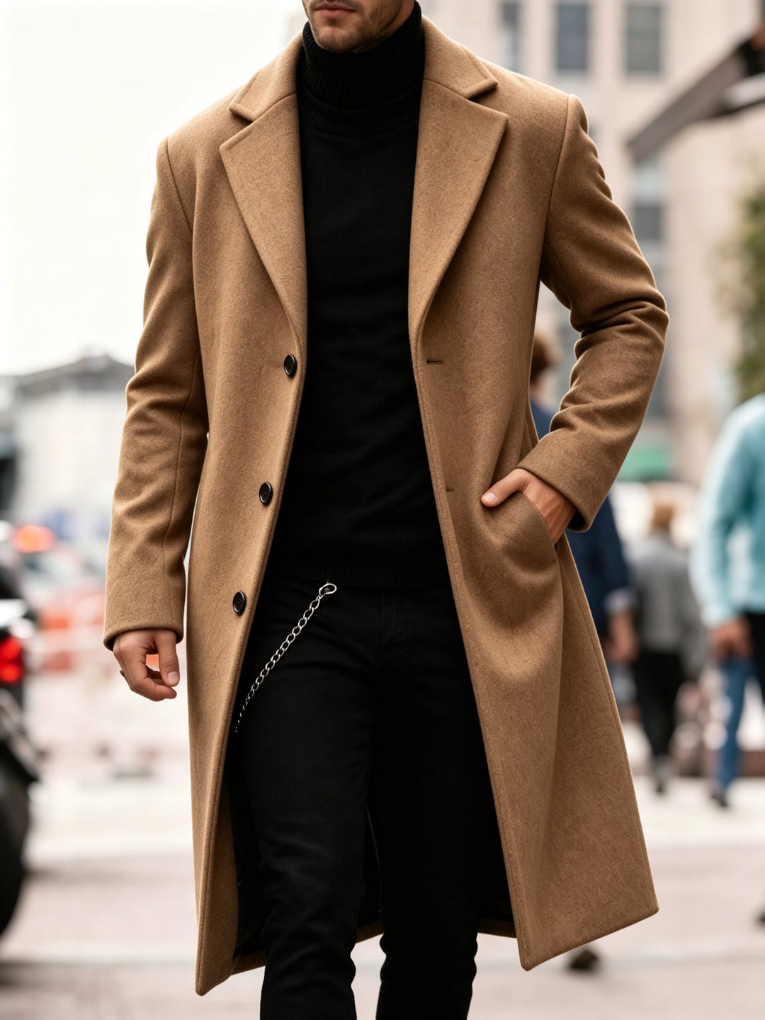 Chandler | Raffinert Lang Trenchcoat