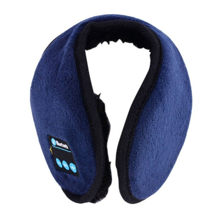 Bluetooth-øreklokker i plysj i svart