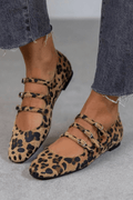 Aubrey | Premium Leopard Triple Spenne Loafers