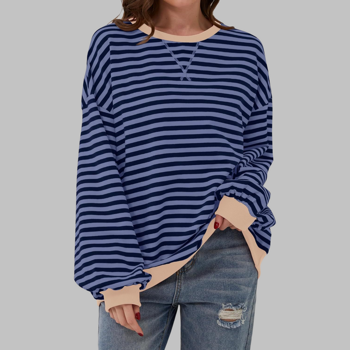 Margaret | Casual langermet stripete genser