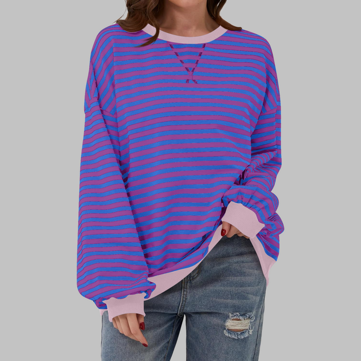 Margaret | Casual langermet stripete genser