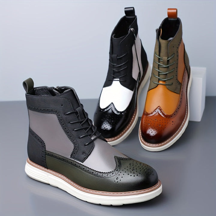 Lawrence | Raffinerte Wingtip Ankelstøvler