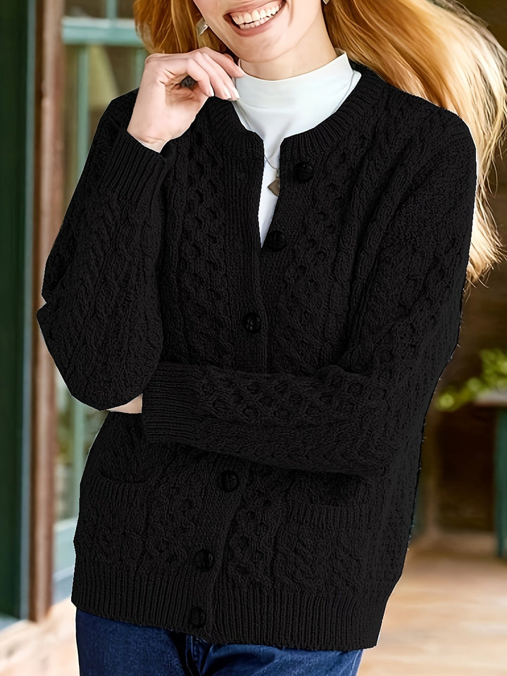 Fern | Strukturert knappet cardigan