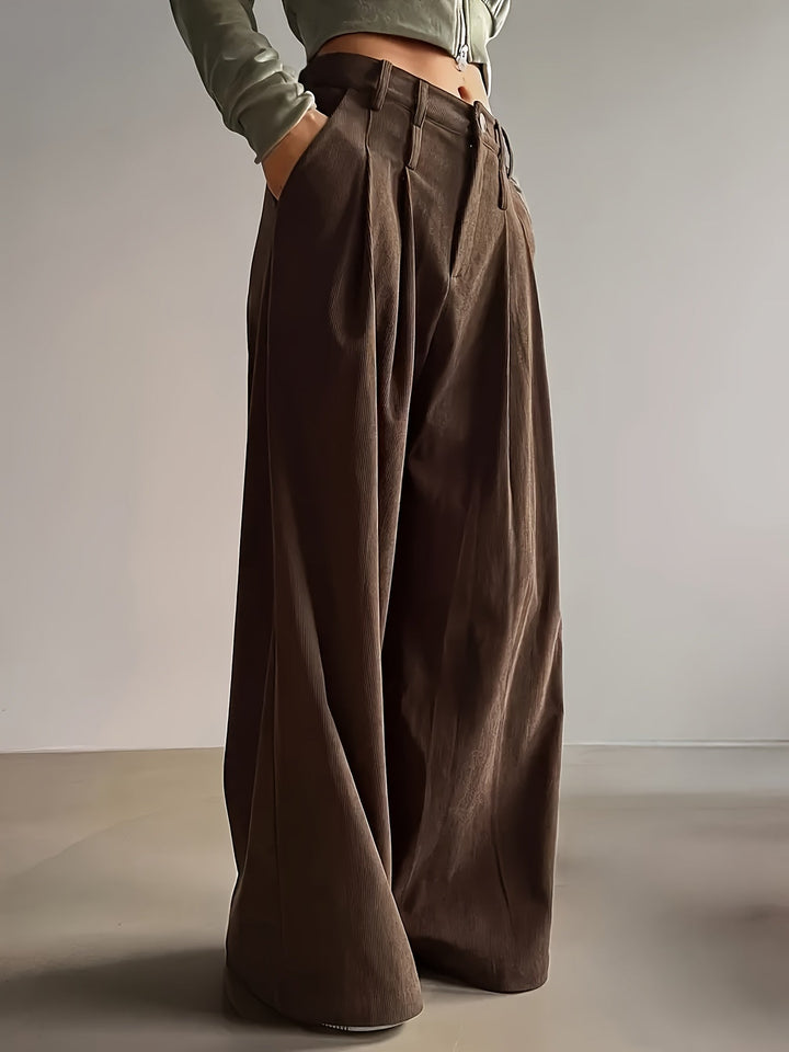 Celine | Plisserte Vide Bukser
