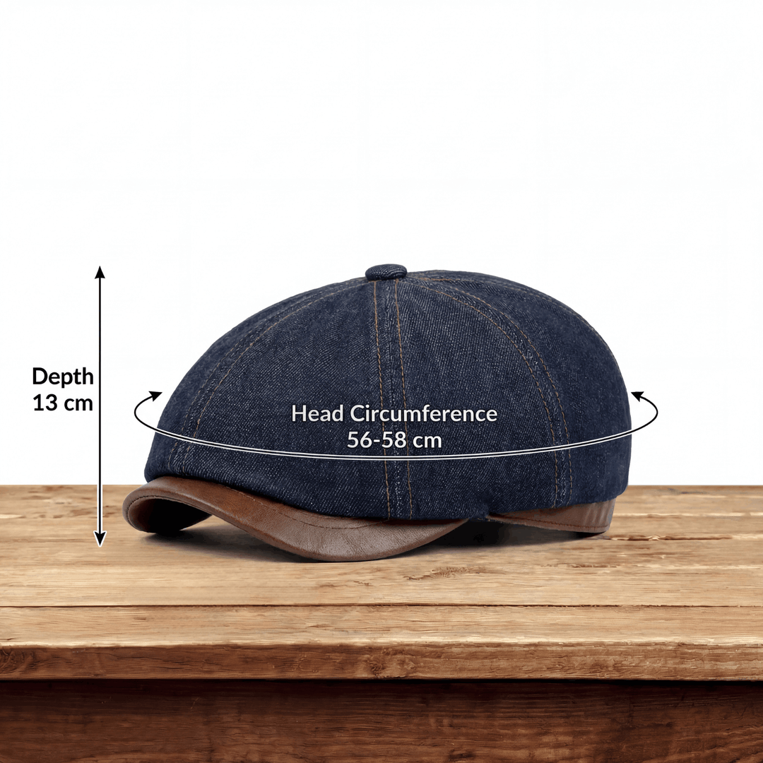 Miguel | Vintage caps med liten brem