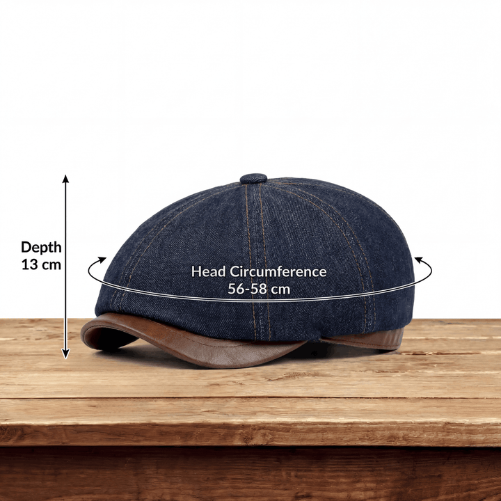 Miguel | Vintage caps med liten brem