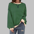 Margaret | Casual langermet stripete genser
