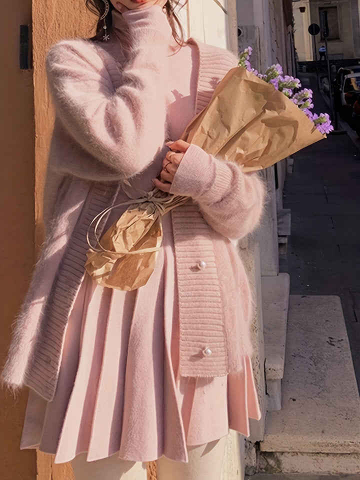 Iris | Myk Åpen Cardigan foran