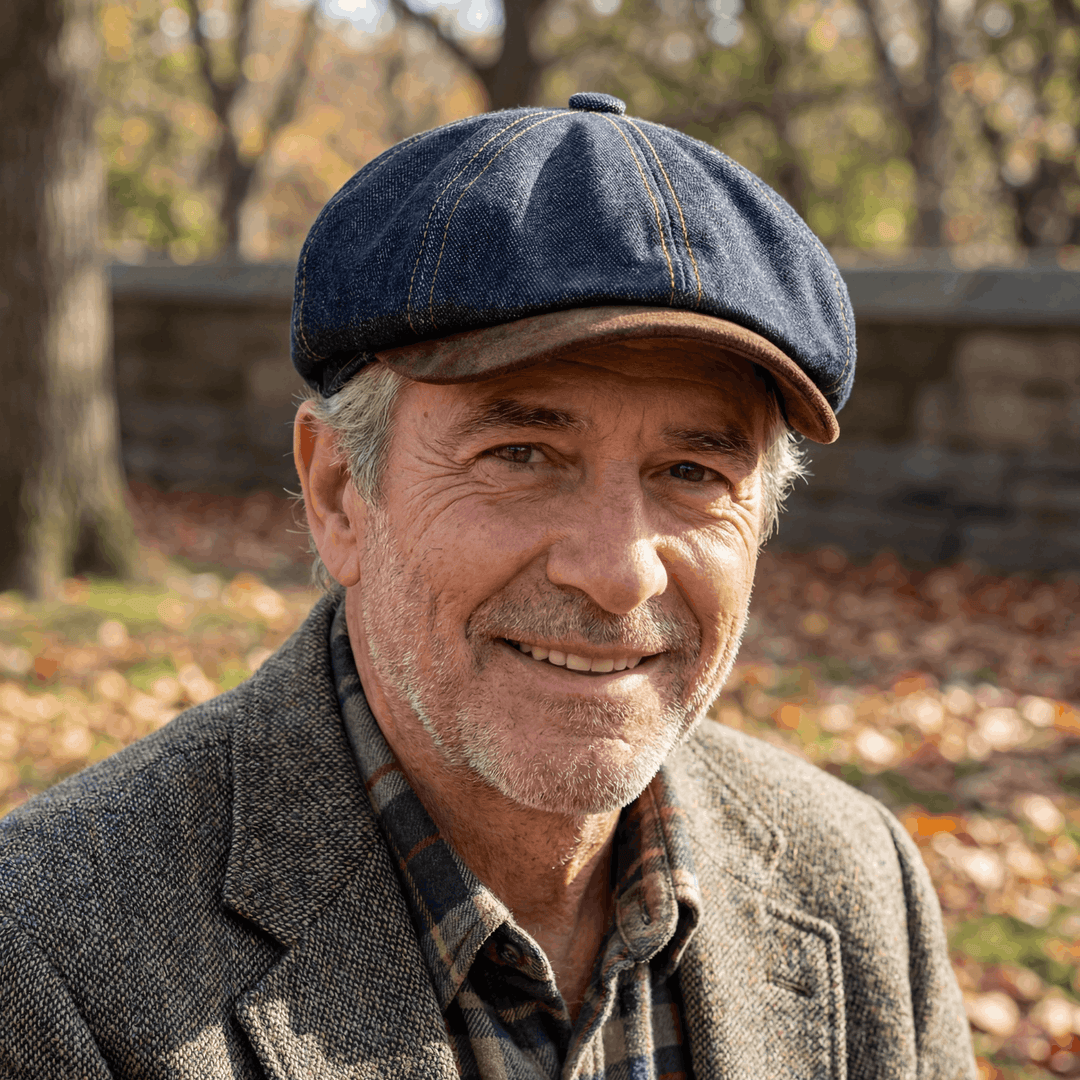 Miguel | Vintage caps med liten brem