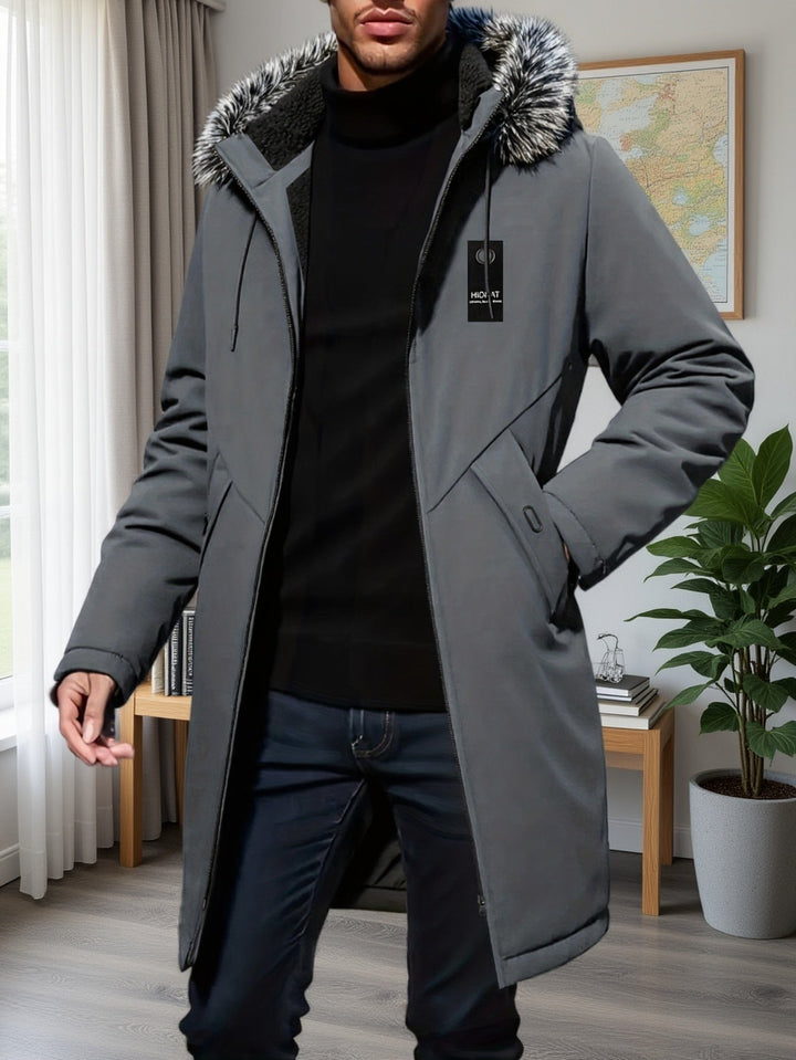 Lincoln | Parkasjakke med hette, midtlengde
