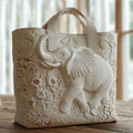 Patricia | Elegant Elefant Kunst Tote Bag