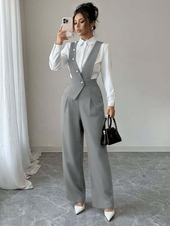 Coralie | Skreddersydd jumpsuit med vide ben