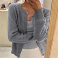 Delphina | Myk Cardigan med Knappelukking