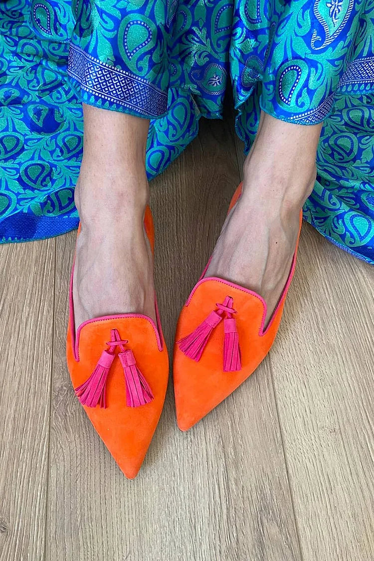 Bailey | Elegante Loafers med Frynser