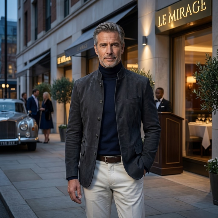 Adrian | Casual Moderne Button Cardigan