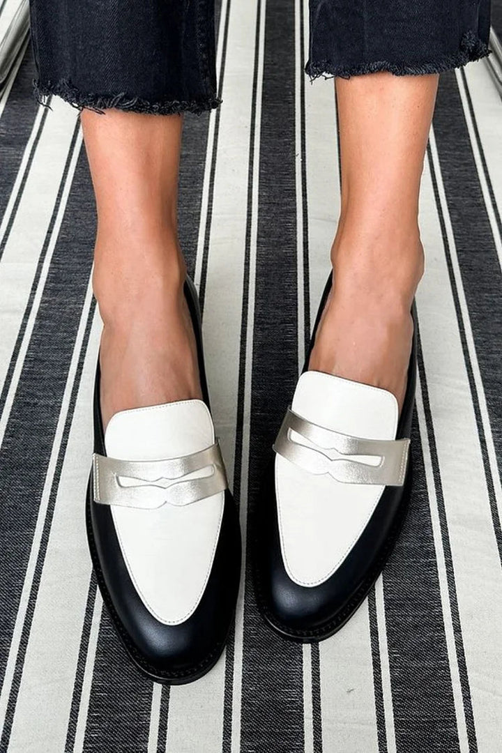 Alicia | Stilfulle Monokrome Premium Loafers