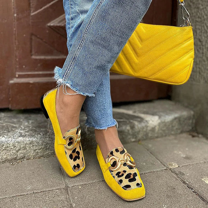Velma | Stilfulle Loafers med Leopardmønster
