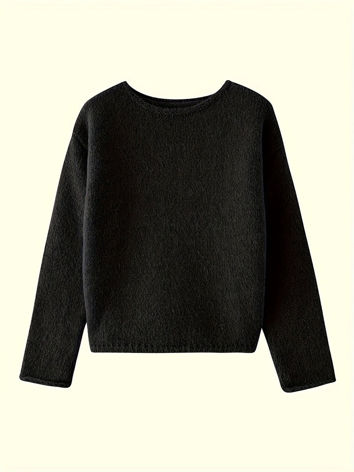 Noreen | Casual genser med rund hals