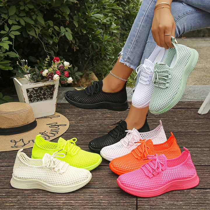 Marina | Luftige Snøresneakers