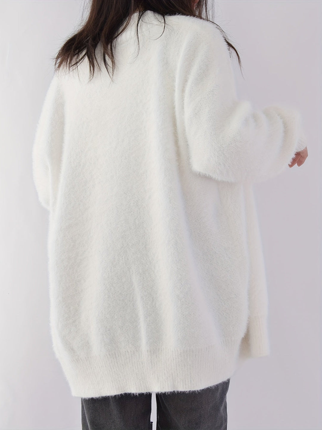 Iris | Myk Åpen Cardigan foran