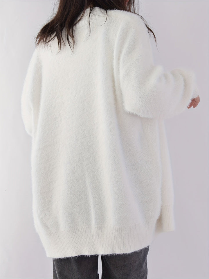 Iris | Myk Åpen Cardigan foran