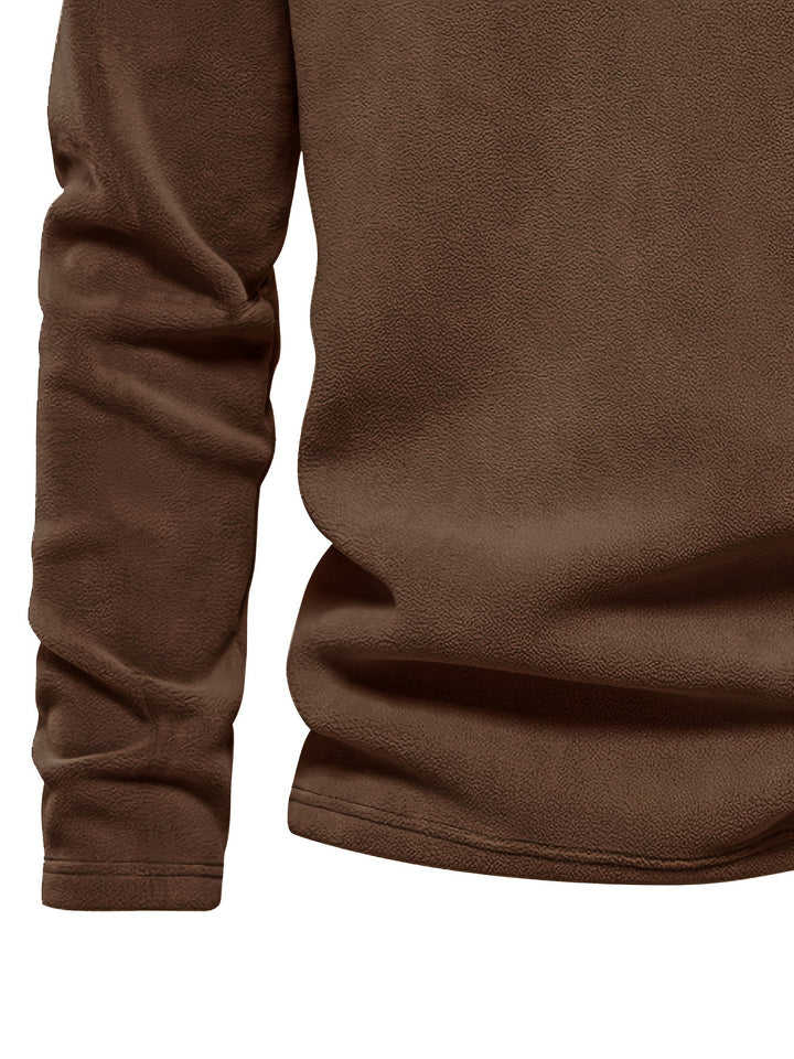 Hugo | Pullover med halvlange glidelås og ståkrage