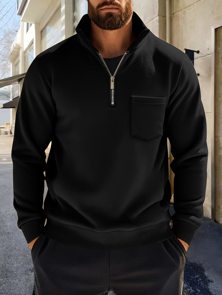 Calvin | Forfinet Half-Zip Genser
