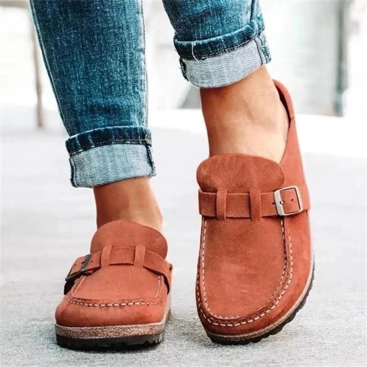 Lauren | Lavhælede loafers med spenne