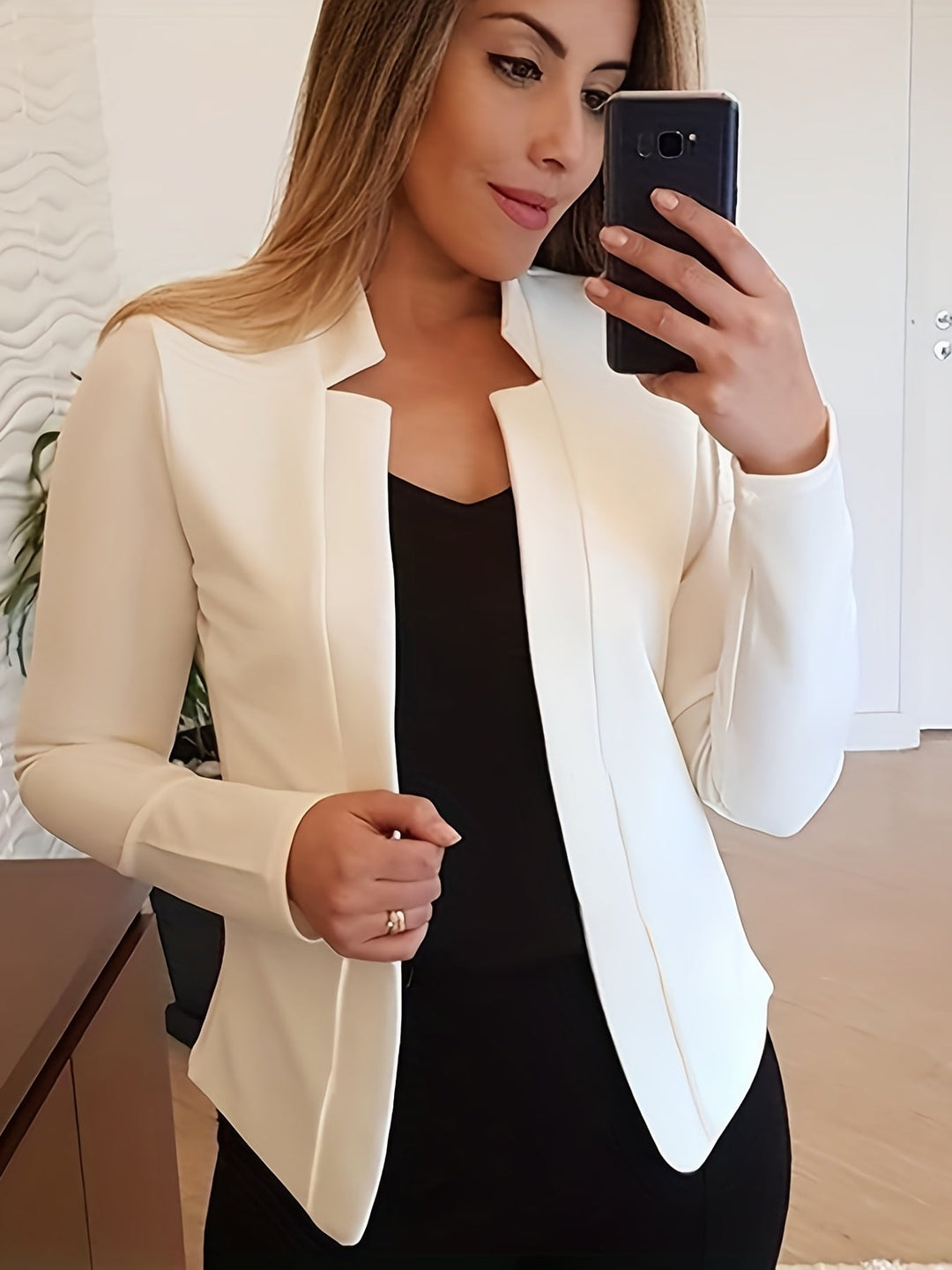 Kirsten | Åpen Front Skreddersydd Jakke