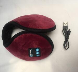Bluetooth-øreklokker i plysj i svart