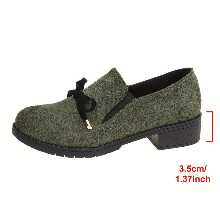 Nadia | Slip-on loafers med sløyfe