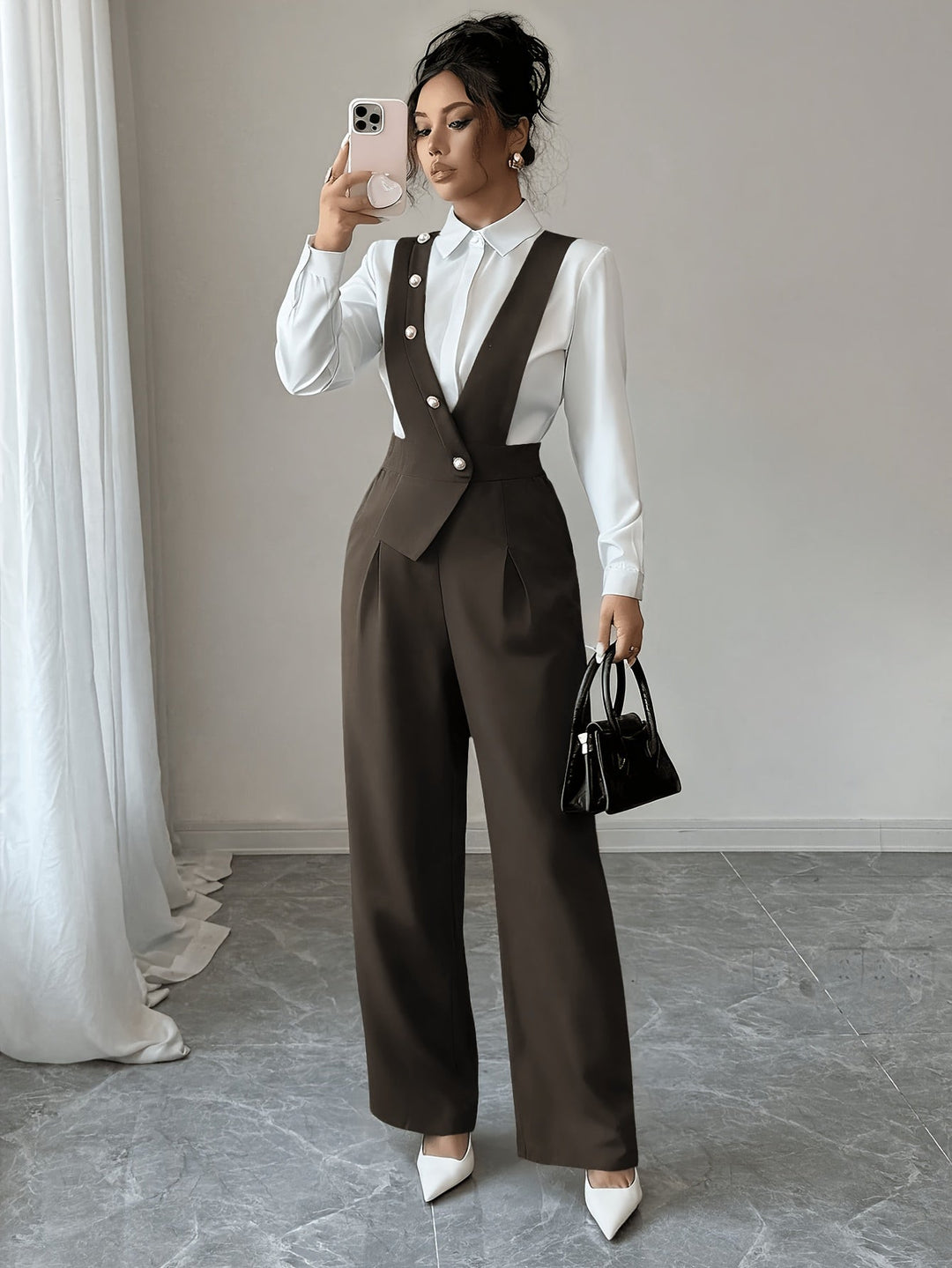 Coralie | Skreddersydd jumpsuit med vide ben